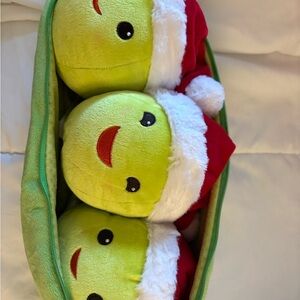 Disney Festive Green Pea Pod Plush